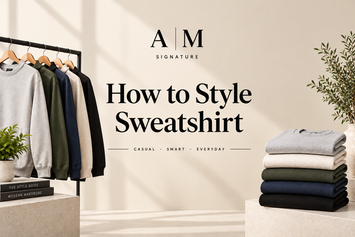 How to Style a Sweatshirt: Easy Outfit Ideas for Men