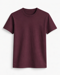 AM SIGNATURE ESSENTIAL COTTON T-SHIRT - MAROON