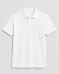 AM SIGNATURE BASIC POLO SHIRT - WHITE