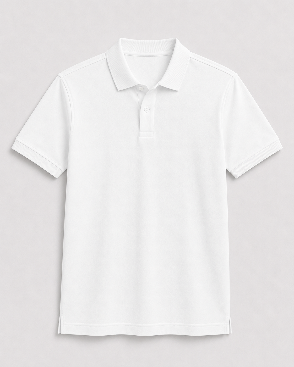 AM SIGNATURE BASIC POLO SHIRT - WHITE