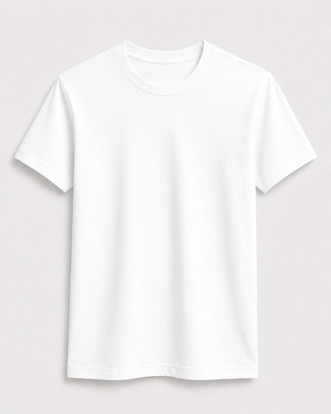 AM SIGNATURE ESSENTIAL COTTON T-SHIRT - WHITE