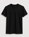 AM SIGNATURE ESSENTIAL COTTON T-SHIRT - BLACK