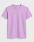 AM SIGNATURE ESSENTIAL COTTON T-SHIRT - LIGHT LILAC