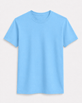 AM SIGNATURE ESSENTIAL COTTON T-SHIRT - SKY BLUE