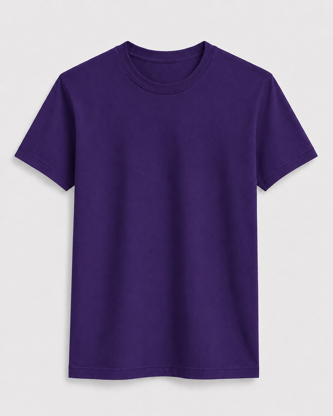 AM SIGNATURE ESSENTIAL COTTON T-SHIRT - ROYAL PURPLE