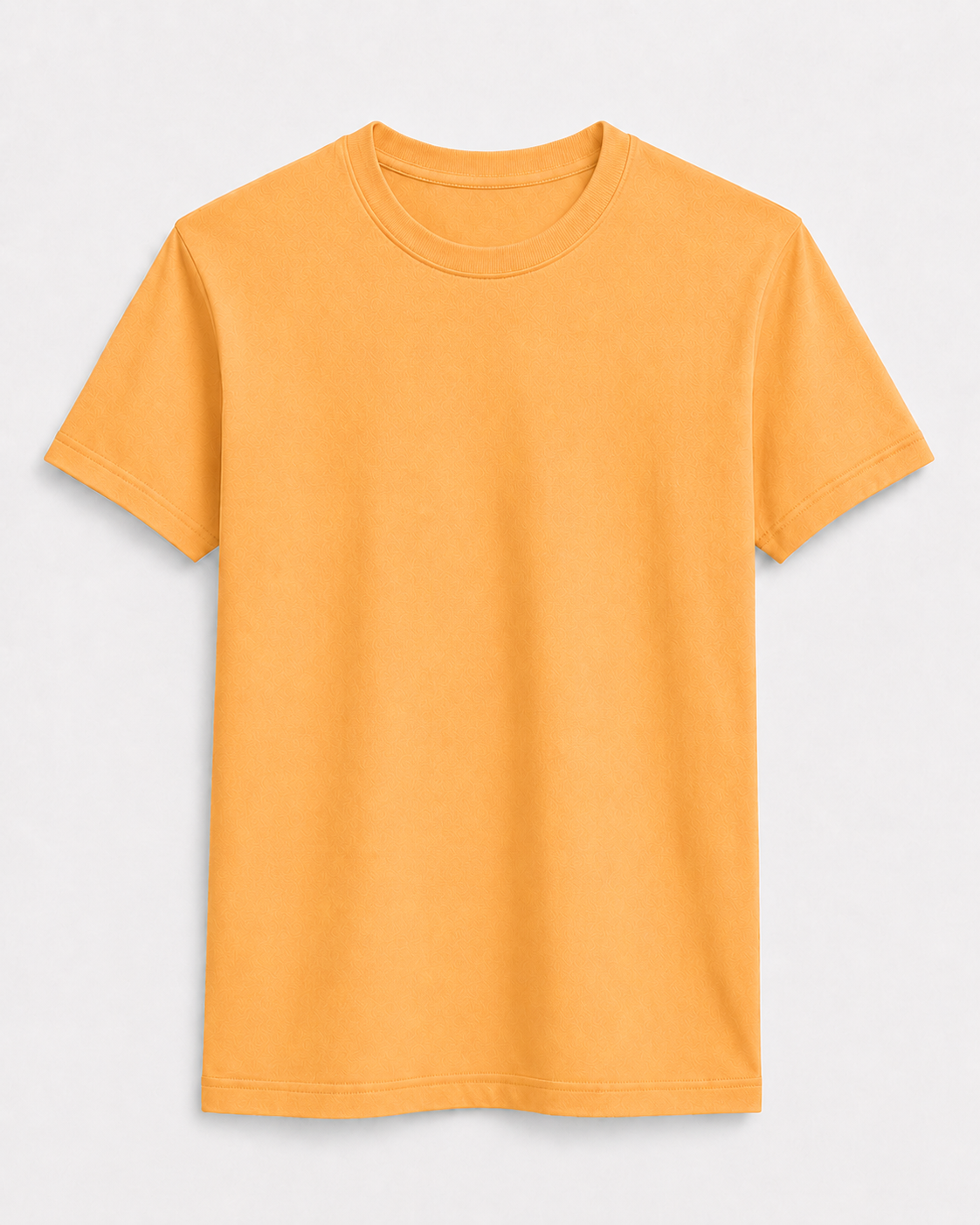 AM SIGNATURE ESSENTIAL COTTON T-SHIRT - SUNSET PEACH