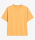 AM SIGNATURE OVERSIZED COTTON T-SHIRT - SUNSET PEACH