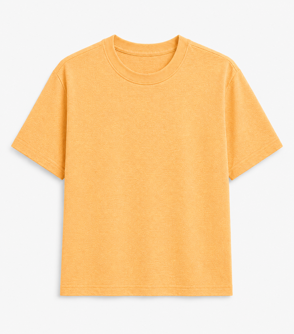 AM SIGNATURE OVERSIZED COTTON T-SHIRT - SUNSET PEACH
