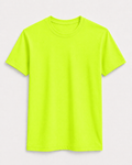AM SIGNATURE ESSENTIAL COTTON T-SHIRT - HIGHLIGHTER GREEN