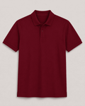AM SIGNATURE BASIC POLO SHIRT - MAROON