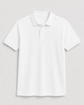 AM SIGNATURE BASIC POLO SHIRT - WHITE