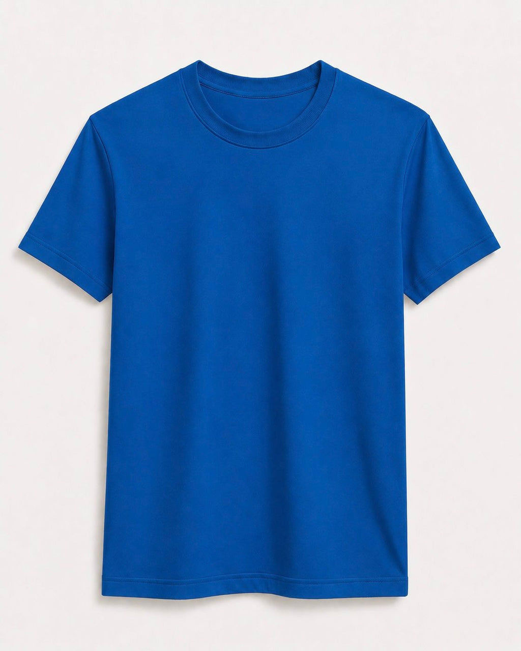 AM SIGNATURE ESSENTIAL COTTON T-SHIRT - COBALT BLUE