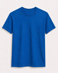 AM SIGNATURE ESSENTIAL COTTON T-SHIRT - COBALT BLUE