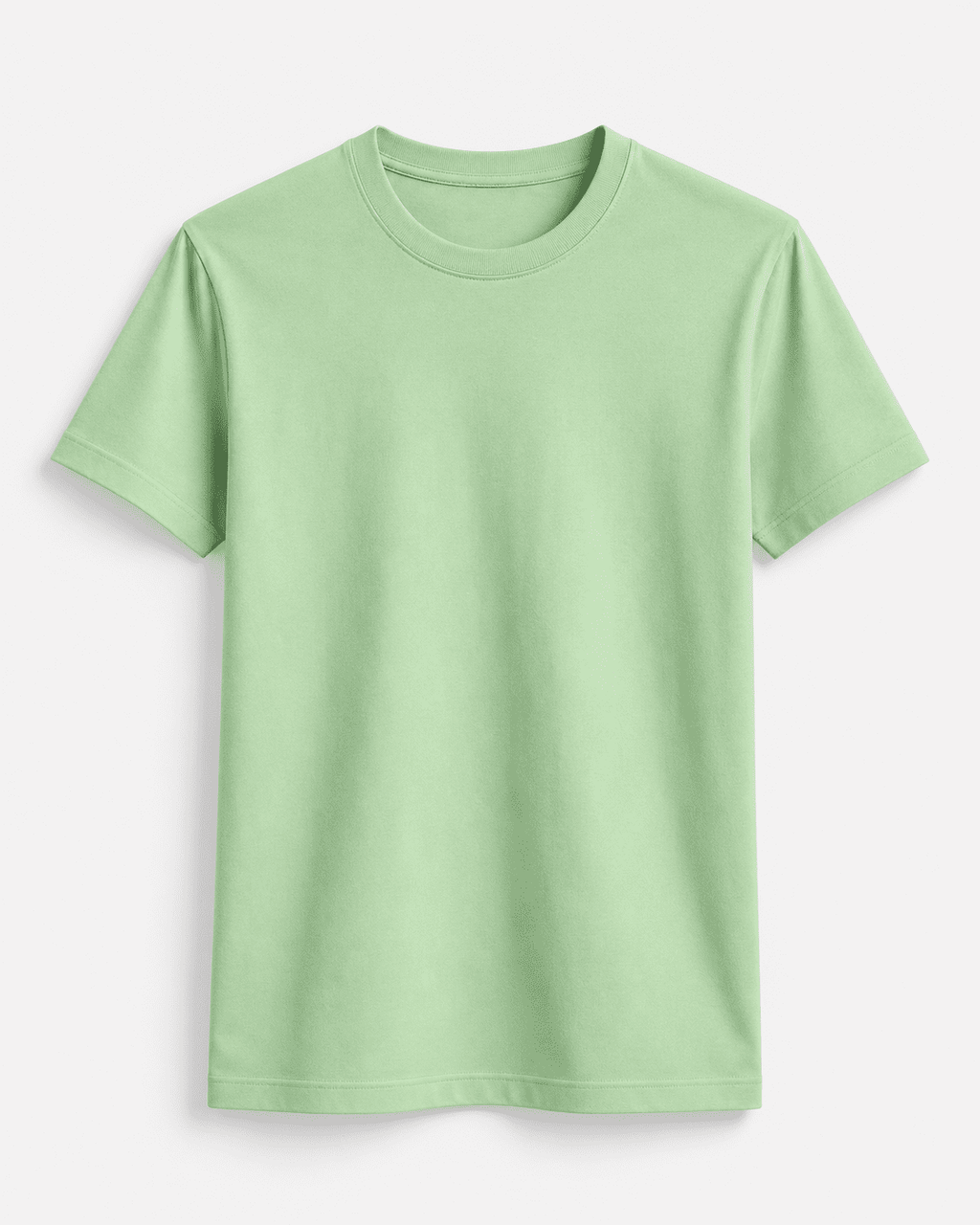 AM SIGNATURE ESSENTIAL COTTON T-SHIRT - LIGHT GREEN