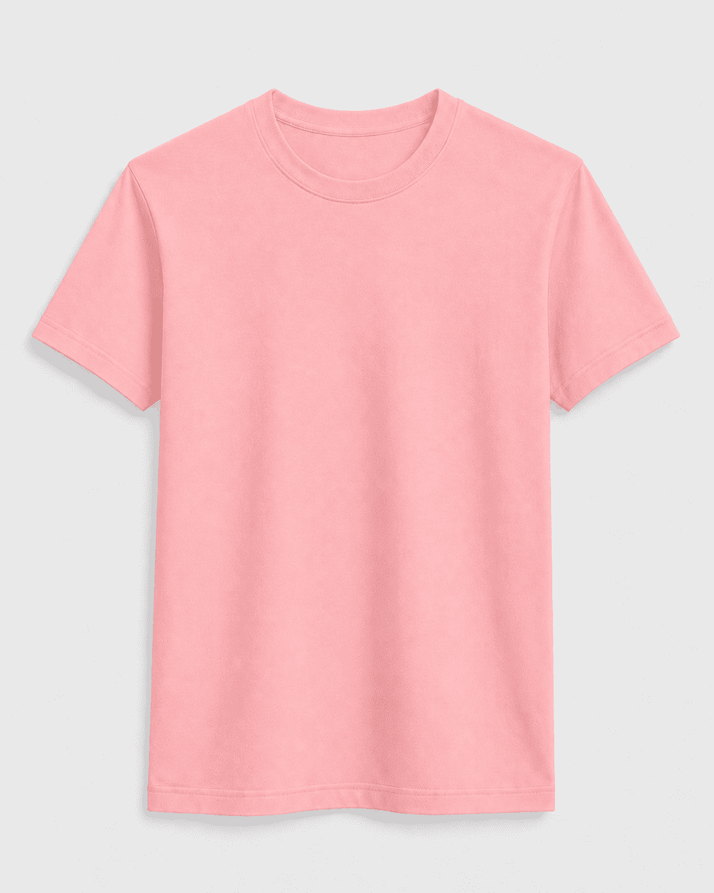 AM SIGNATURE ESSENTIAL COTTON T-SHIRT - LIGHT PINK