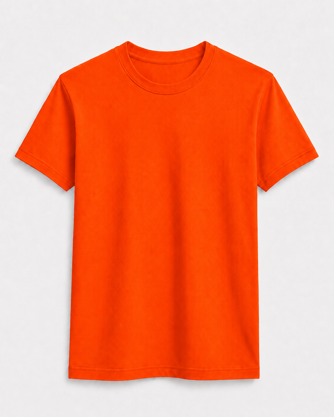 AM SIGNATURE ESSENTIAL COTTON T-SHIRT - ORANGE