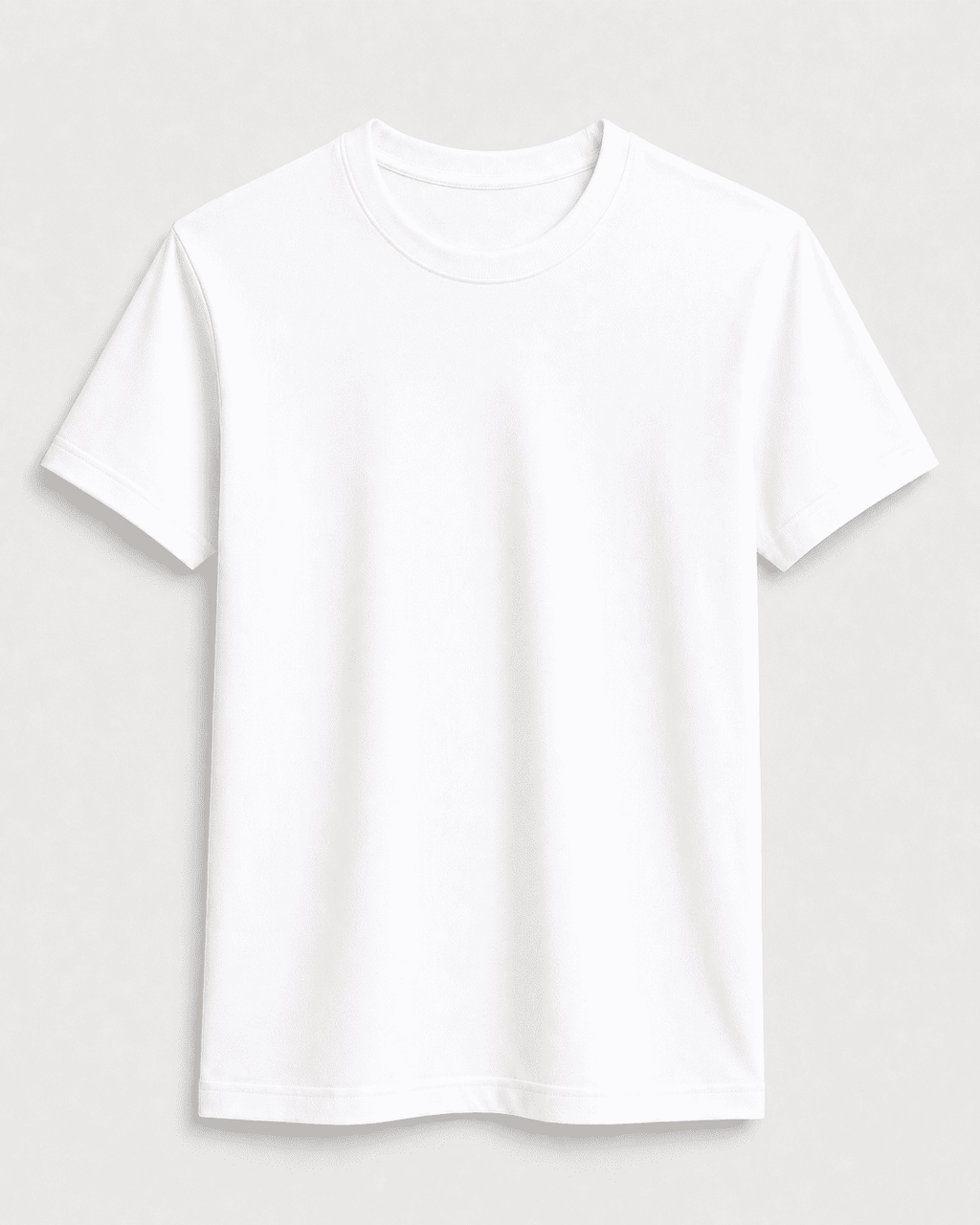 AM SIGNATURE ESSENTIAL COTTON T-SHIRT - WHITE
