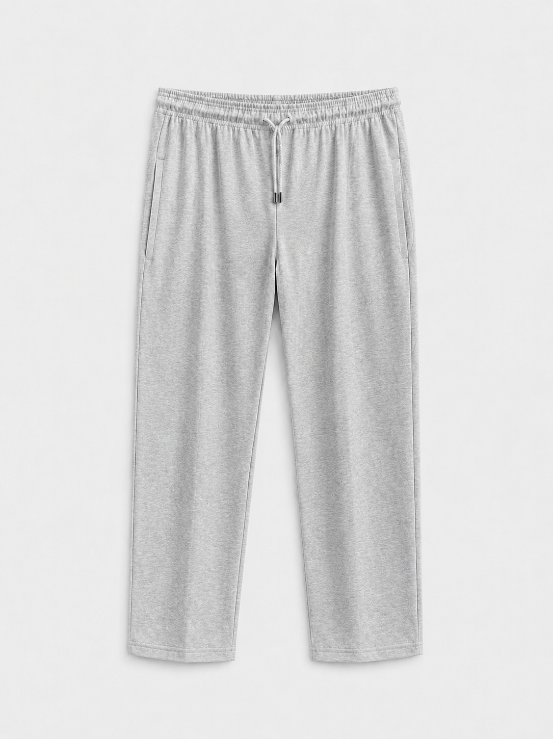 AM SIGNATURE PREMIUM RELAXED-FIT TROUSER - HEATHER GREY