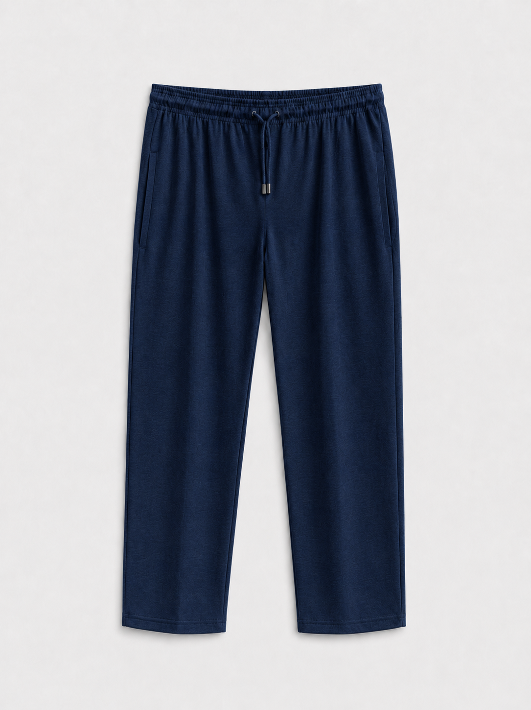 AM SIGNATURE PREMIUM RELAXED-FIT TROUSER - NAVY