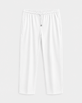 AM SIGNATURE PREMIUM RELAXED-FIT JOGGER PANTS - WHITE