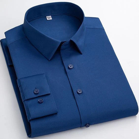 PREMIUM ROYAL BLUE COTTON FORMAL SHIRT